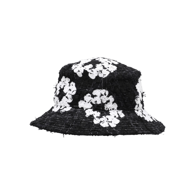 READYMADE x Denim Tears Wreath Tweed Bucket Hat 'Black'