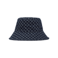 Balmain Mini Monogram Jacquard Bucket Hat 'Blue'