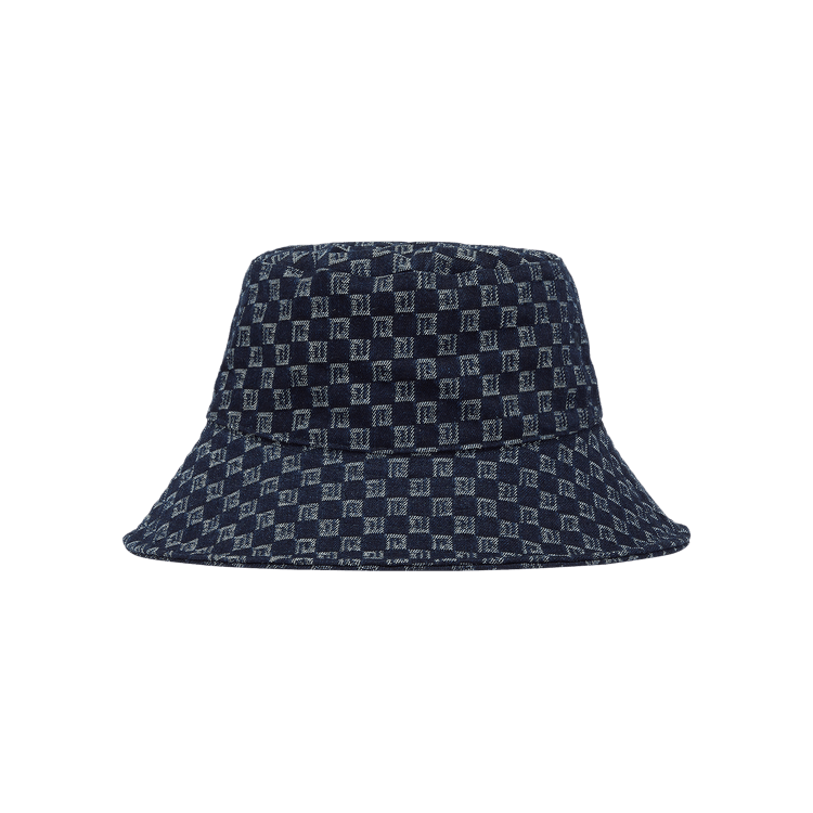 Balmain Mini Monogram Jacquard Bucket Hat 'Blue'
