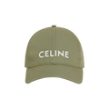 CELINE Baseball Cap 'Vert Grise'
