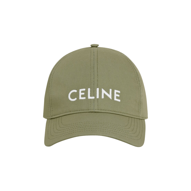 CELINE Baseball Cap 'Vert Grise'