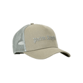 Palm Angels Logo Trucker Cap 'Light Grey/Light Grey'