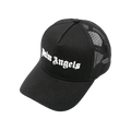 Palm Angels Logo Trucker Cap 'Black/White'