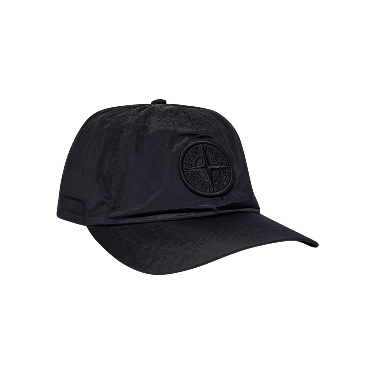 Stone Island 6 Panel Nylon Metal Cap 'Black'