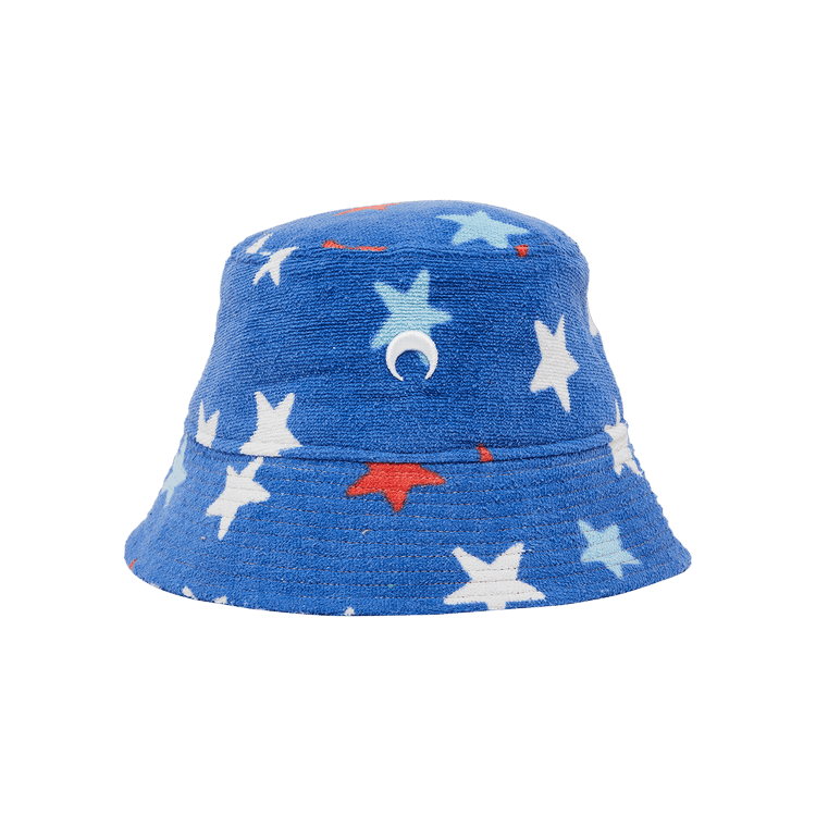 Marine Serre Regenerated Jersey Jacquard Towels Bucket Hat 'Multicolor'