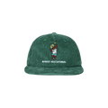 Market Invitational 5 Panel Corduroy Hat 'Green'
