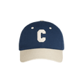 CELINE Initial Baseball Cap 'Navy/Beige'