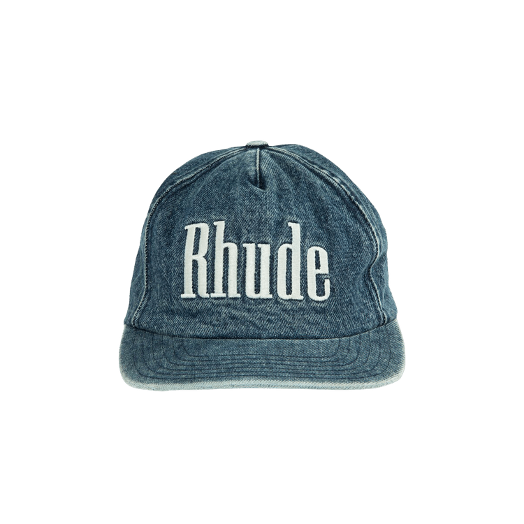 Rhude Denim Logo Hat 'Indigo'