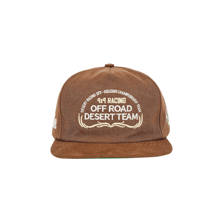 Rhude Desert Team Washed Canvas Hat 'Camel'