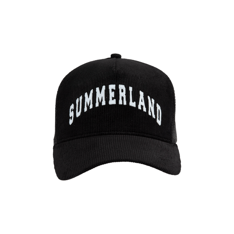 Nahmias Summerland Corduroy Trucker Hat 'Black'