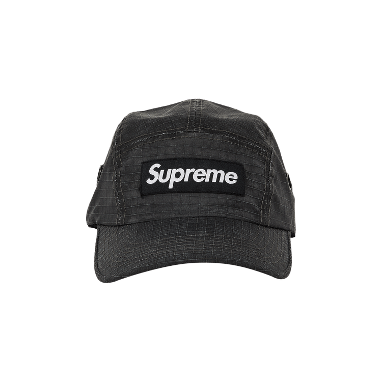 Supreme Distressed Ripstop Camp Cap 'Black'