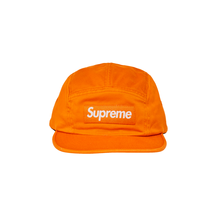 Supreme Washed Chino Twill Camp Cap 'Light Orange'