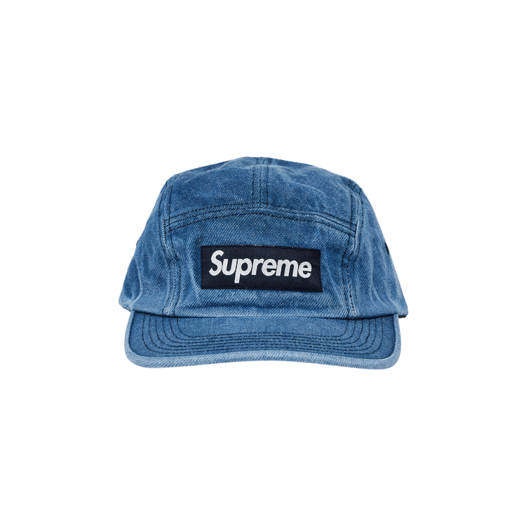 Supreme Washed Chino Twill Camp Cap 'Denim'