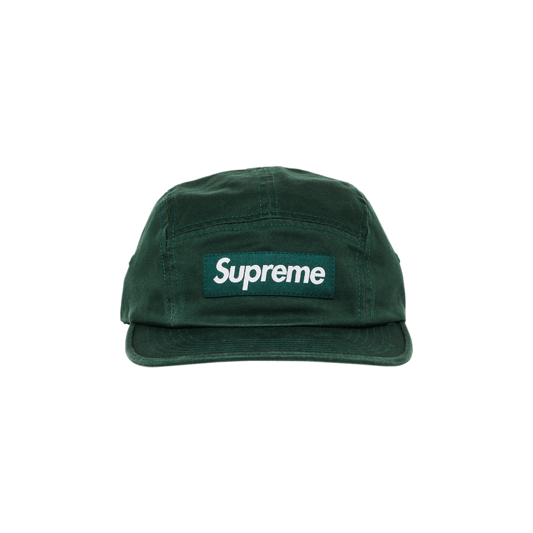 Supreme Washed Chino Twill Camp Cap 'Pine Green'