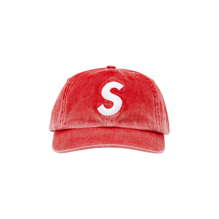 Supreme Pigment Print S Logo 6-Panel 'Red'