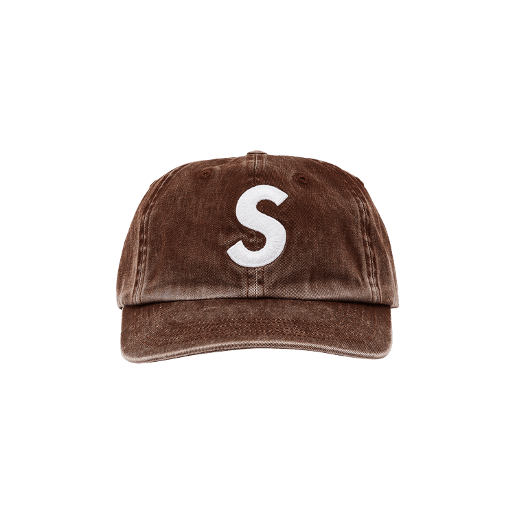 Supreme Pigment Print S Logo 6-Panel 'Brown'