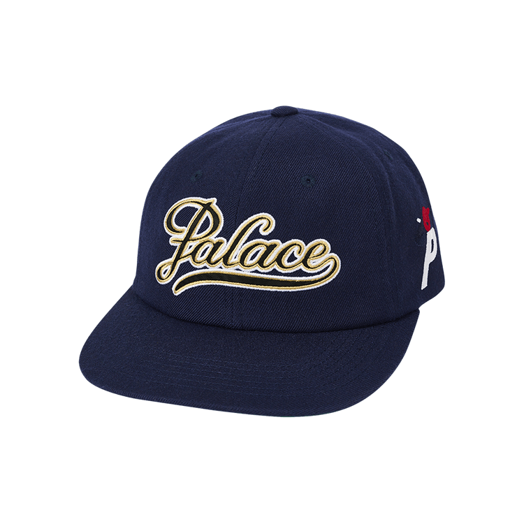 Palace Posh Script Strapback 'Navy'