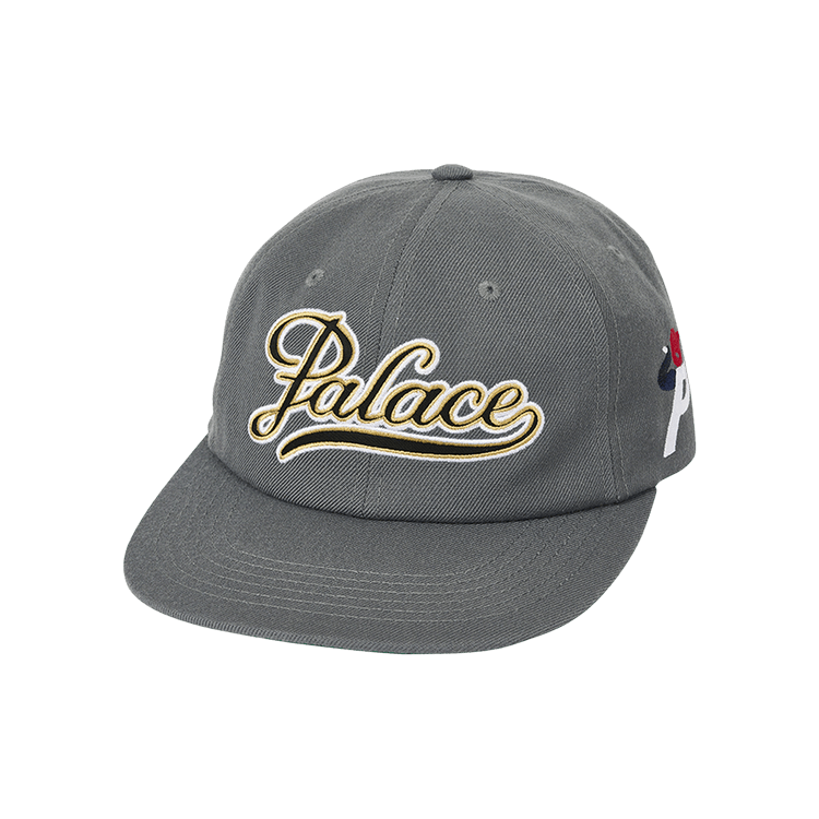 Palace Posh Script Strapback 'Grey'