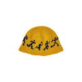 KidSuper Running Guys Crochet Hat 'Cream'