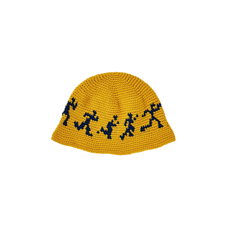 KidSuper Running Guys Crochet Hat 'Cream'