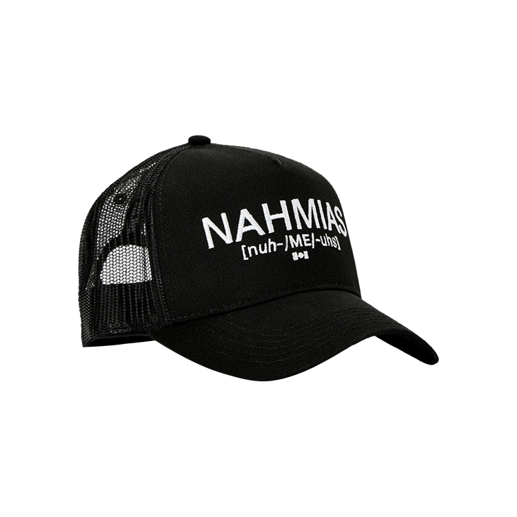 Nahmias Pronunciation Trucker Hat 'Black'