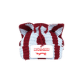 Charles Jeffrey Loverboy Striped Ears Beanie 'Sky/Burgundy'