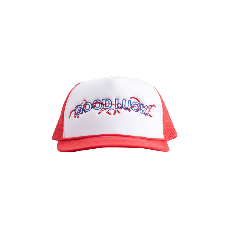 Mr. Saturday Good Luck Trucker Hat 'Red/White'
