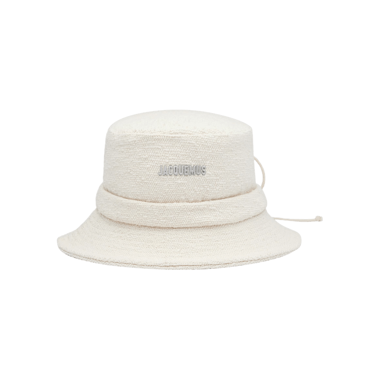 Jacquemus Knotted Bucket Hat 'Off White'