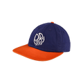 Parra Circle Tweak Logo 6 Panel Hat 'Navy/Orange'