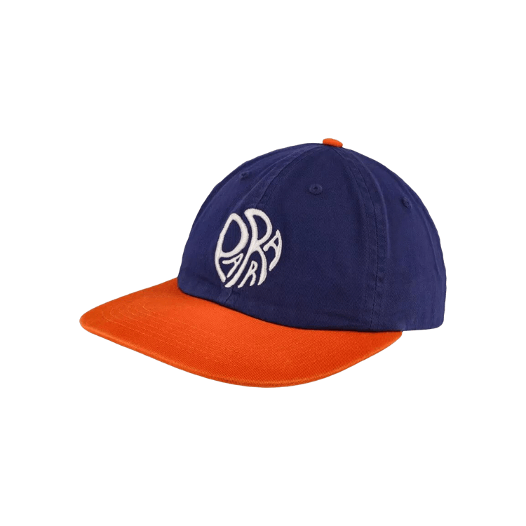 Parra Circle Tweak Logo 6 Panel Hat 'Navy/Orange'