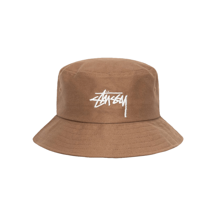 Stussy Big Stock Bucket Hat 'Tan'