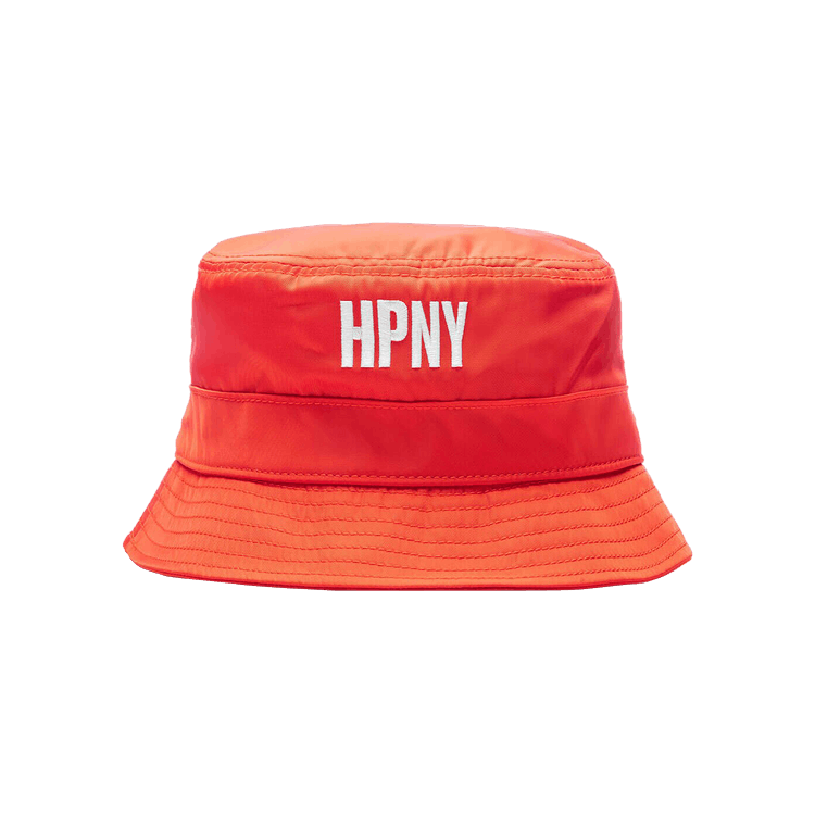 Heron Preston Embroidered Nylon Bucket Hat 'Orange/White'