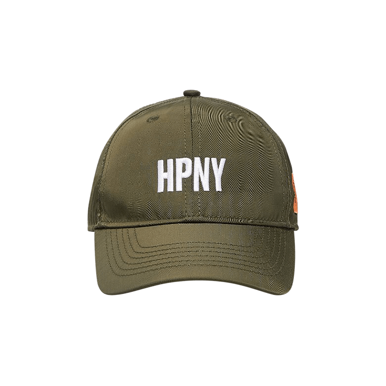 Heron Preston Embroidered Nylon Cap 'Dark Olive'
