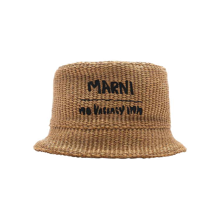 Marni x No Vacancy Inn Bucket Hat 'Caramel'