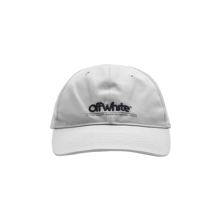 Off-White Chest Line Baseball Cap 'Grey/Black'