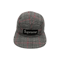 Supreme Mod Plaid Camp Cap 'Black'