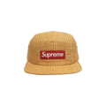 Supreme Mod Plaid Camp Cap 'Gold'