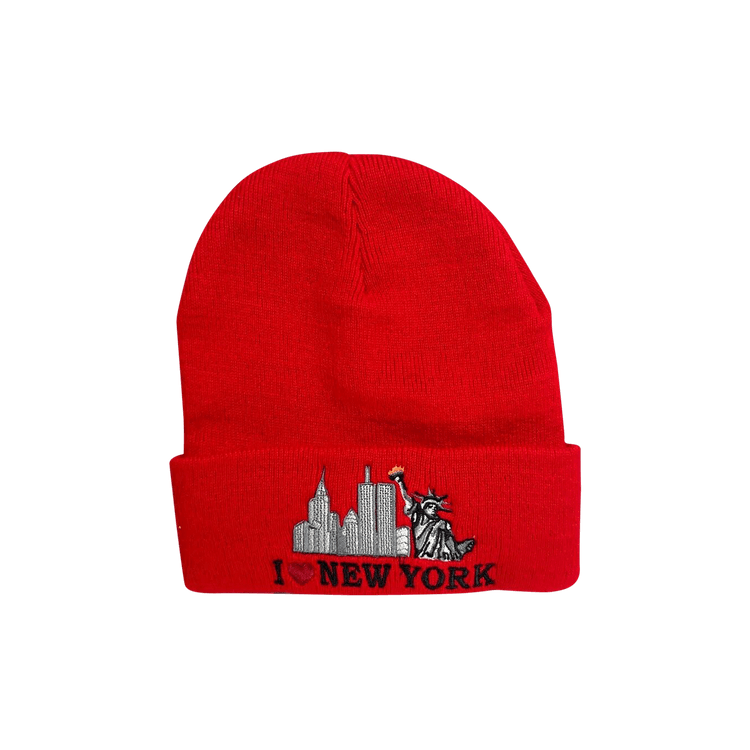 Supreme I Love NY Beanie 'Red'