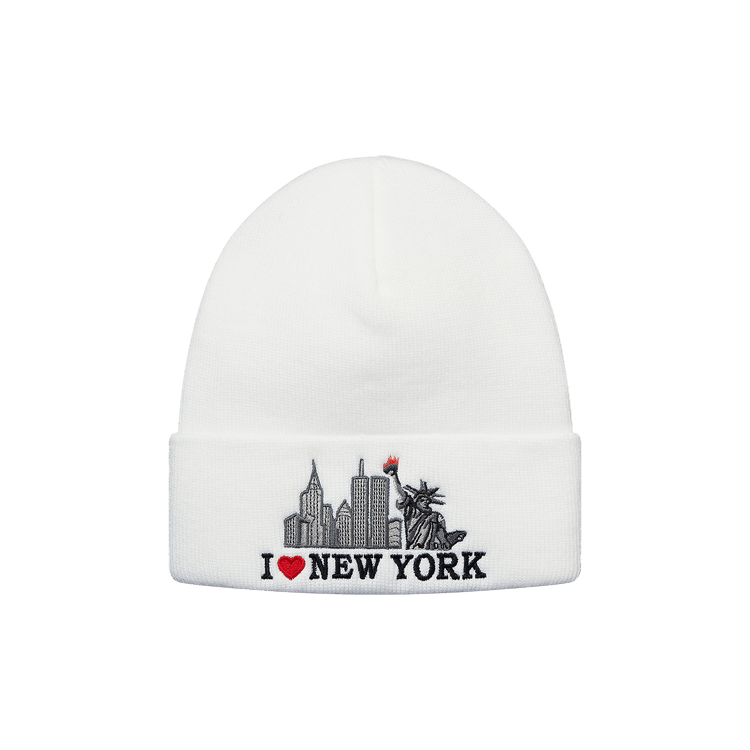 Supreme I Love NY Beanie 'White'