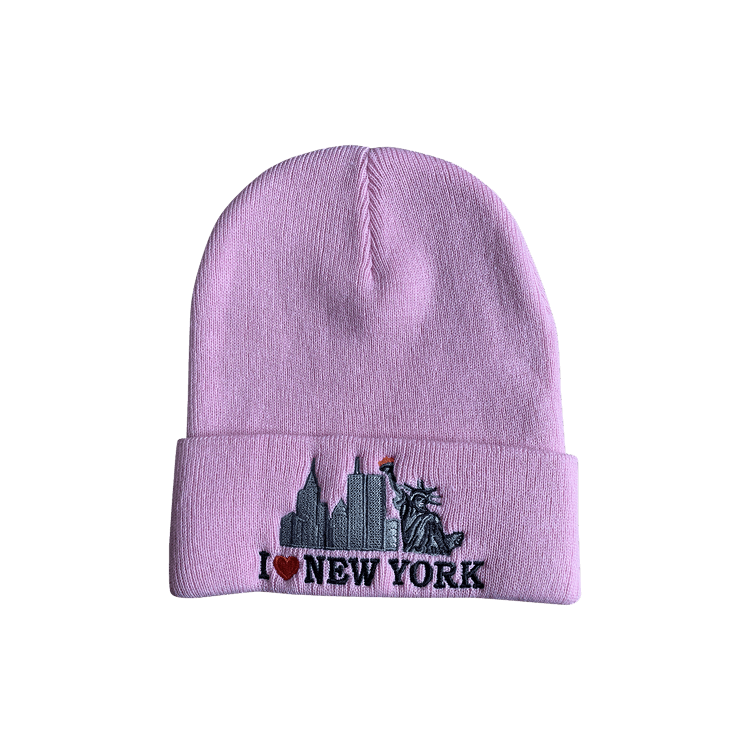 Supreme I Love NY Beanie 'Pink'