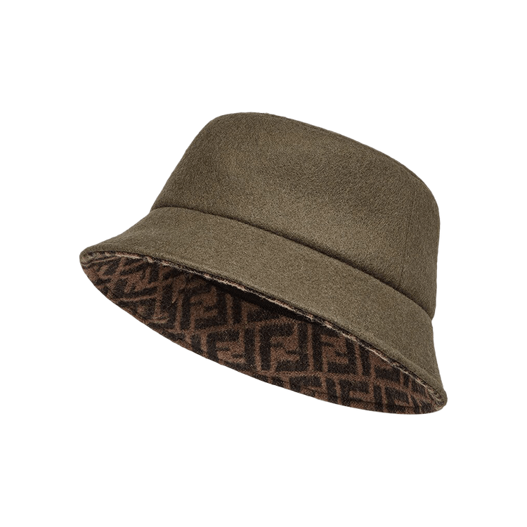 Fendi FF Bucket Hat 'Tabacco/Verde'