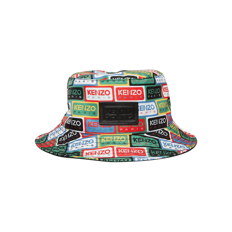 Kenzo Label Reversible Bucket Hat 'Multicolor'