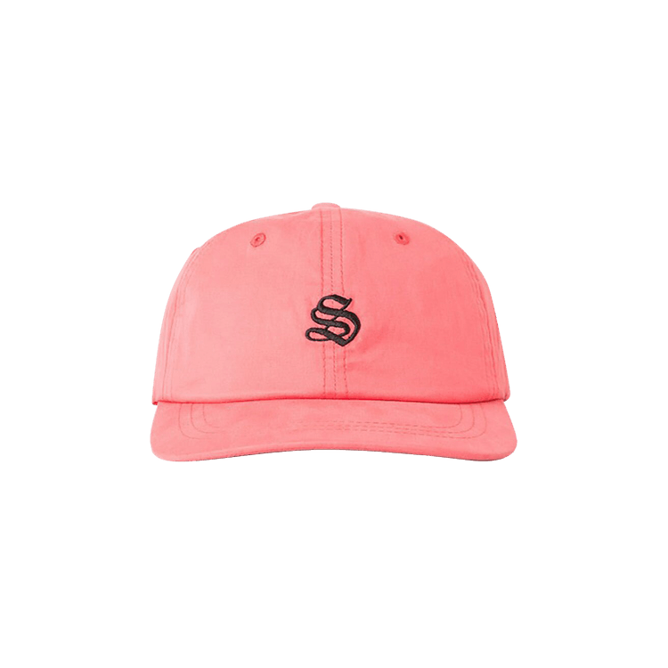 Stussy Bio Washed Cotton Low Cap 'Red'