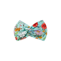 Gucci Flora Print Silk Headband 'Bluette'