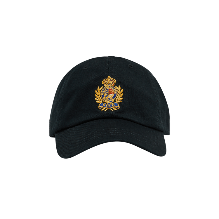 GOAT Exclusive Polo Ralph Lauren Classic Sport Cap, Vintage Polo Crest Black