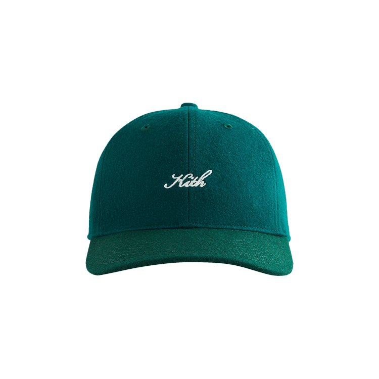 Kith Two Tone Script Logo Wool Scripted Cap 'Stadium'