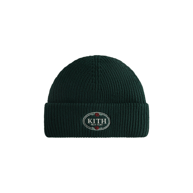 Kith Rose Embroidered Cuffed Beanie 'Stadium'