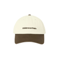 thisisneverthat T-Logo Cap 'Ivory/Brown'
