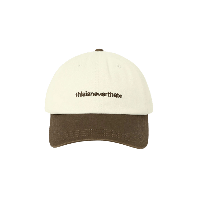 thisisneverthat T-Logo Cap 'Ivory/Brown'