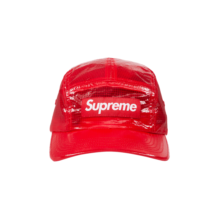 Supreme Gloss Ripstop Camp Cap 'Red'